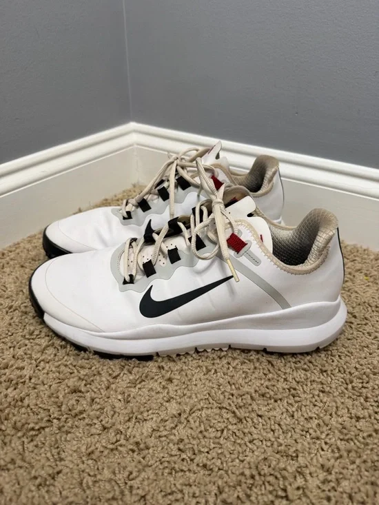 Nike Tiger Woods TW13 Men’s White Golf Shoes - Picture 3 of 11